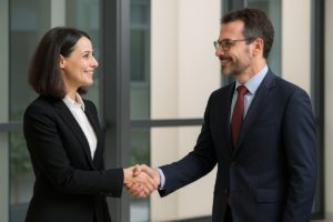 “Poslovni bonton: rokovanje v moderni pisarni”
